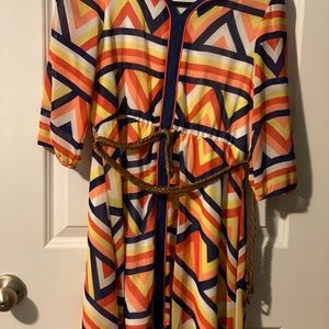 My Michelle Girls fun patterned dress